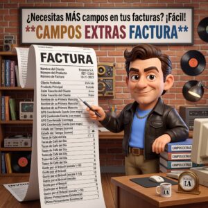 Configuración de campos dinámicos con el plugin ExtraDataFactura de elEquipoIA.