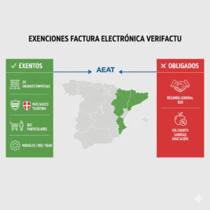 exenciones factura electronica