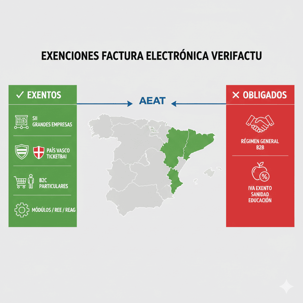 exenciones factura electronica