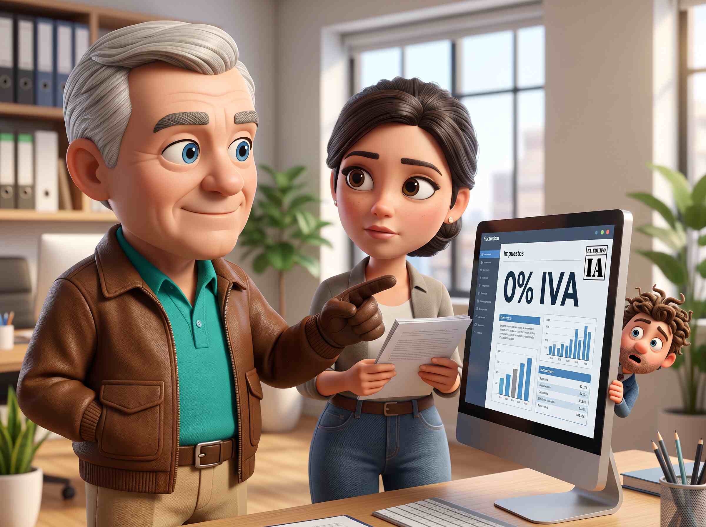 Facturibal revisando las exenciones de factura electrónica y Verifactu en una pantalla corporativa.