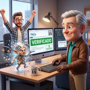 Facturibal resolviendo rechazos en FACe por firmas electrónicas inválidas.