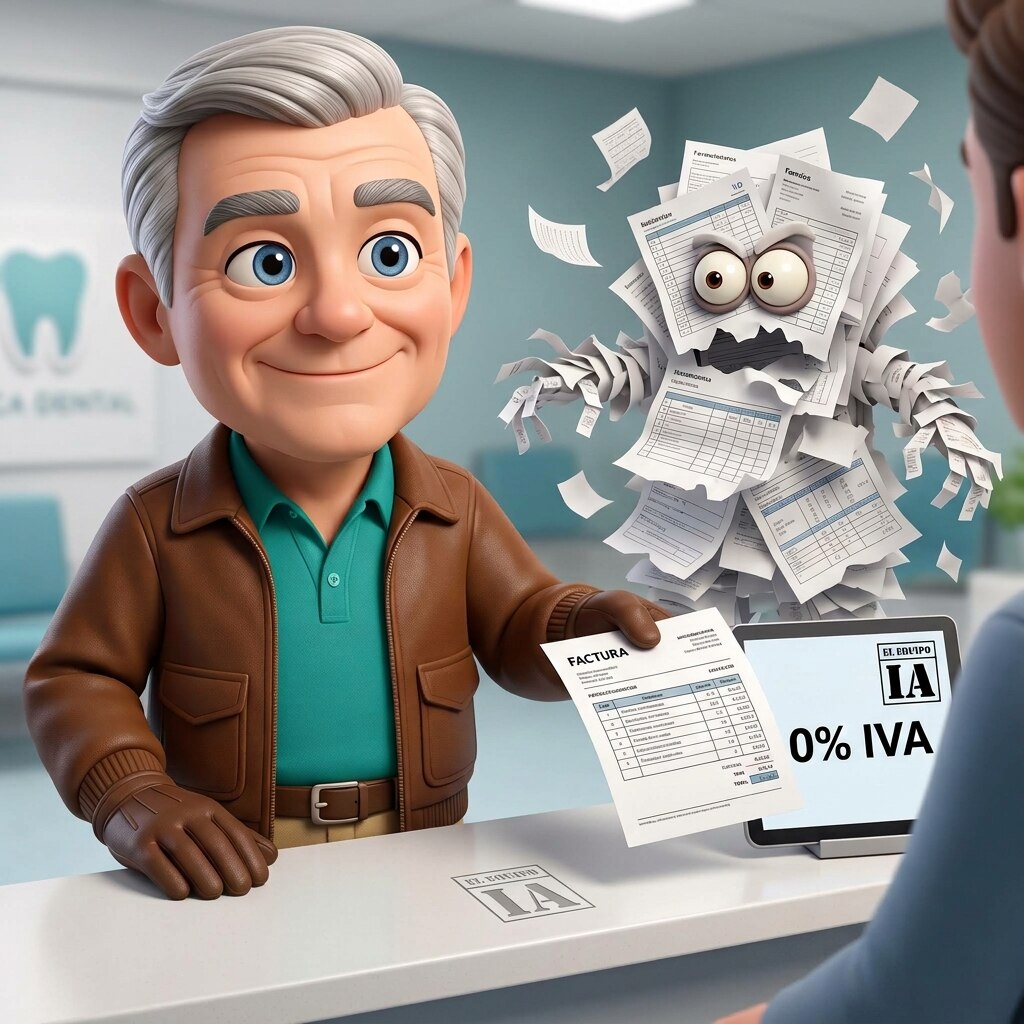 Facturibal resolviendo el caos de IVA y facturas de una clínica dental
